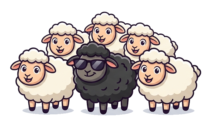 Black Sheep Bluff – die Herde mit dem schwarzen Schaf